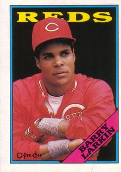 1988 O-Pee-Chee Baseball Cards 102     Barry Larkin